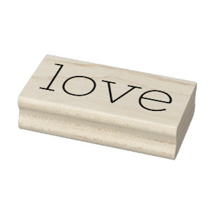 LOVE 1"x2,5" Carimbo de borracha / Nixie