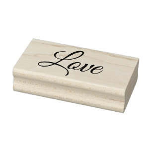 LOVE 1"x2,5" Carimbo de borracha / Víblias de Exce