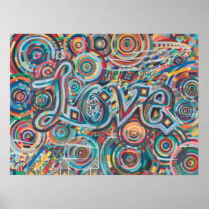 LOVE 2.0.2.3 - Impressão de arte Canvas