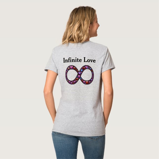 Love 2 Infinity - Símbolo T-Shirt (Parte Traseira Completa)