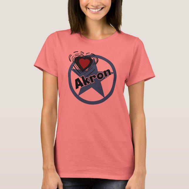 Love Akron T-shirt (Frente)