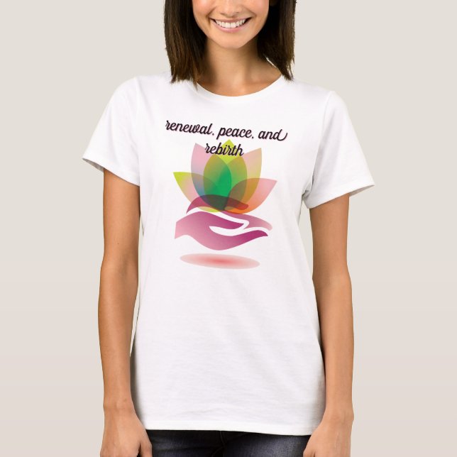 Love At Hand Yoga T-Shirt (Frente)