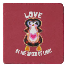 Love at the Speed of Light Penguin Gift