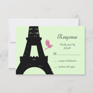 Love Birds RSVP (verde)