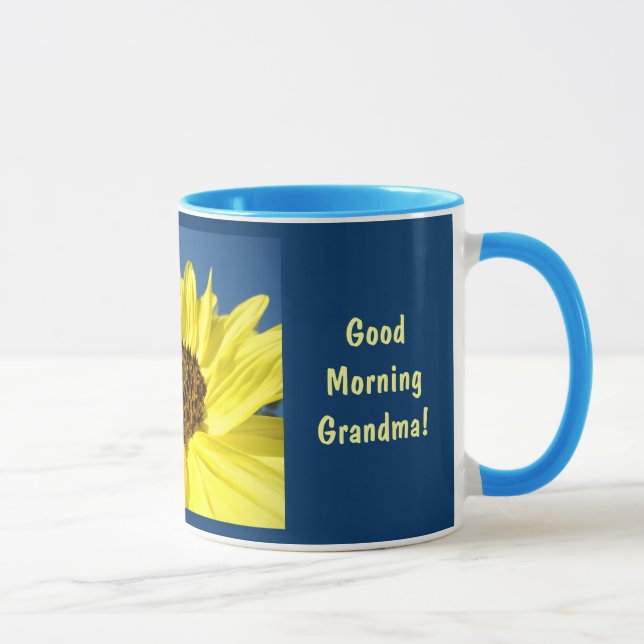 LOVE Bom Dia Vovó! presentes de Caneca de Café (Direita)