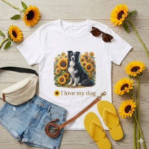 Love Border Collie Dog T-Shirt