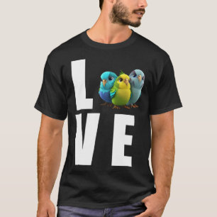 Love Budget Mãe Bugerigar Parakeet Bird Pullover