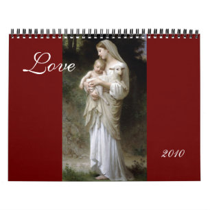 Love, Calendário de Bouguereau 2010