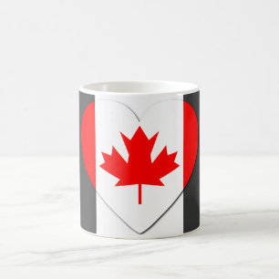 Love Canada - Flag Canecas vintage