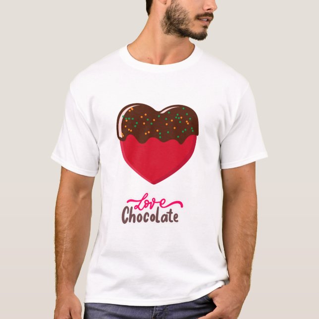 Love Chocolate T-Shirt (Frente)