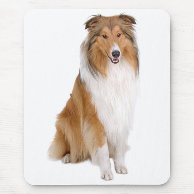 Love Collie Puppy Dog (Lassie) Mousepad (Frente)