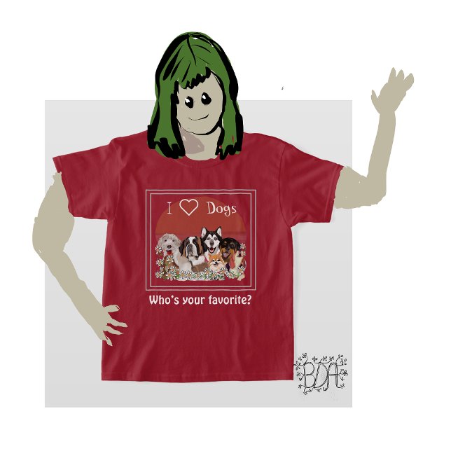 Love Dog Pack Club T-Shirt (Criador carregado)