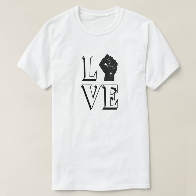 LOVE Fist T-Shirt (Frente do Design)