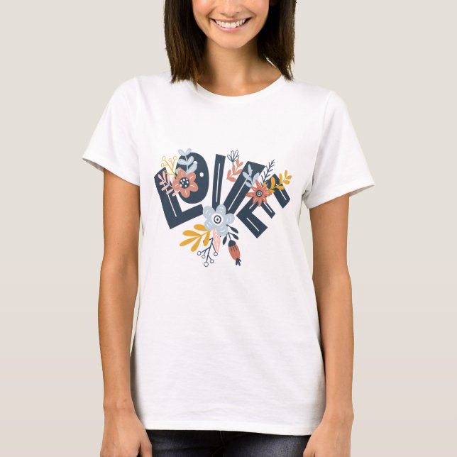 Love Floral T-Shirt (Frente)