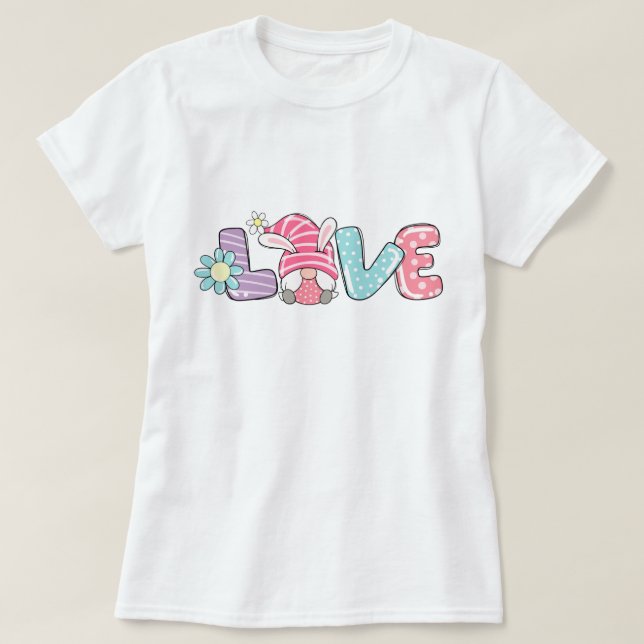 Love Gnome T-Shirt (Frente do Design)