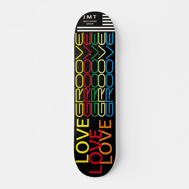 LOVE GROOVE JMT 7 3/4" Deck de Skateboard (Frente)
