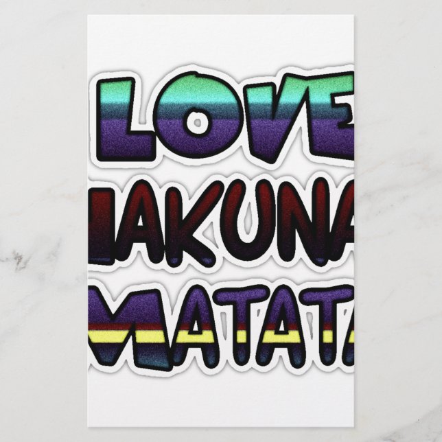 Love Hakuna Matata Gifts (Frente)