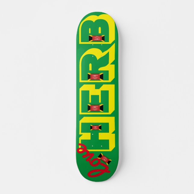 LOVE HERB 7, 3/4", skateboard Deck (Frente)