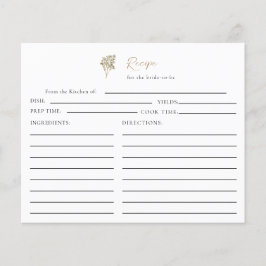 Love is in Bloom Boho Bridal Shower Recipe Floral