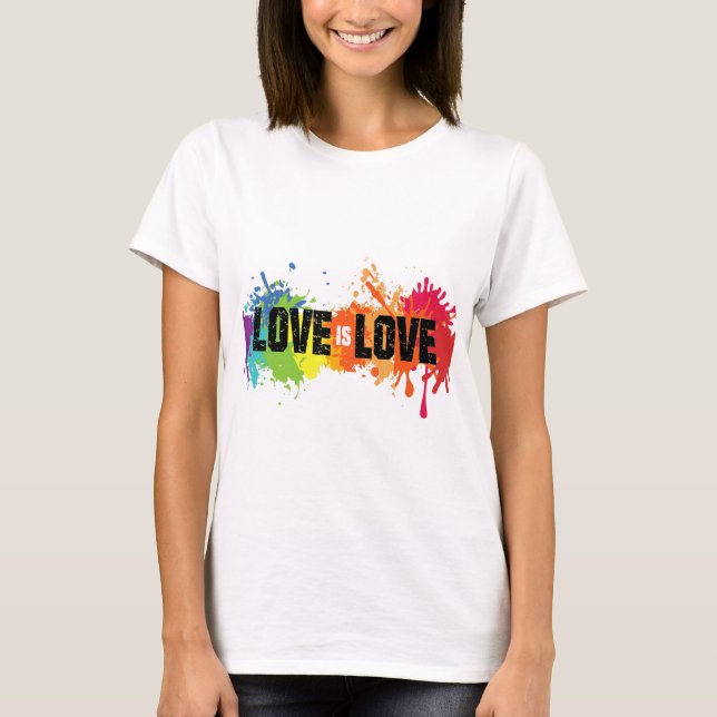Love is Love T-Shirt (Frente)
