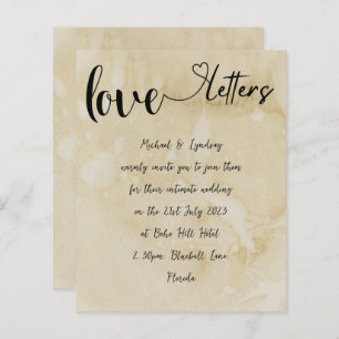 Love Letters Vintage Themed Wedding