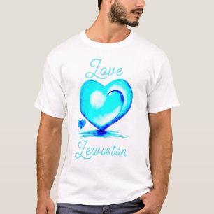 Love Lewiston Maine Honrando Vítimas T-Shirt
