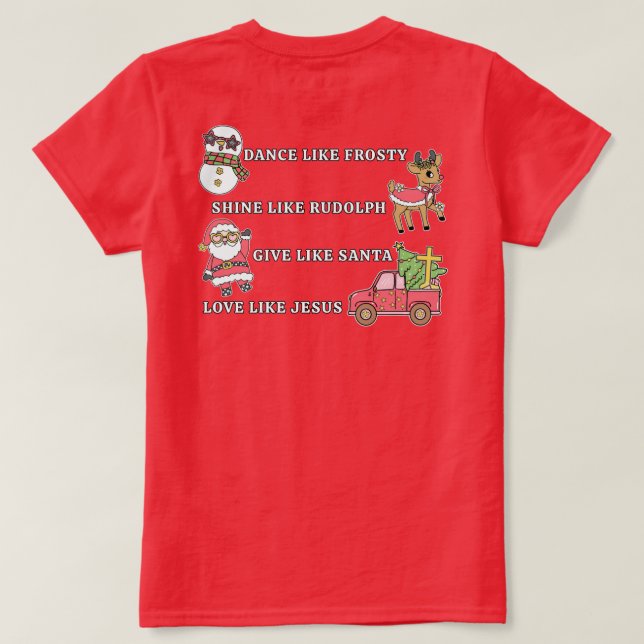 Love Like Jesus T-Shirt (Verso do Design)