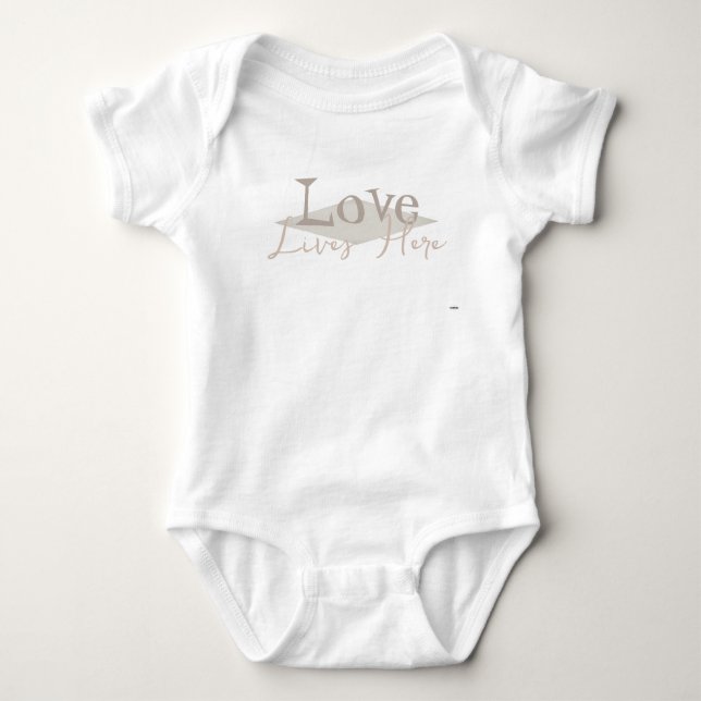 Love Lives Here Criança t-shirt HAMbyWG (Frente)