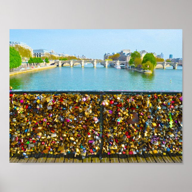Love Lock Bridge Poster (Frente)
