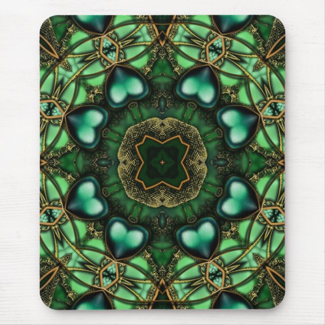 Love Mandala Fractalscopes Mousepad (Frente)