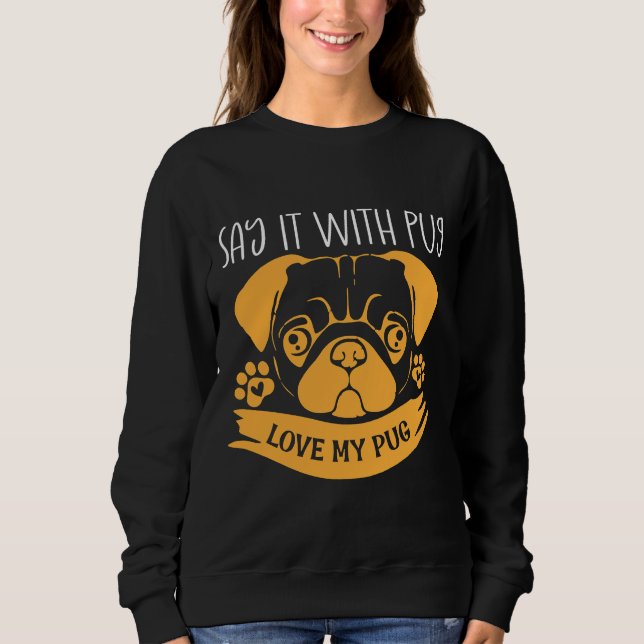 Love My Pug Classic T-Shirt 16 (Frente)