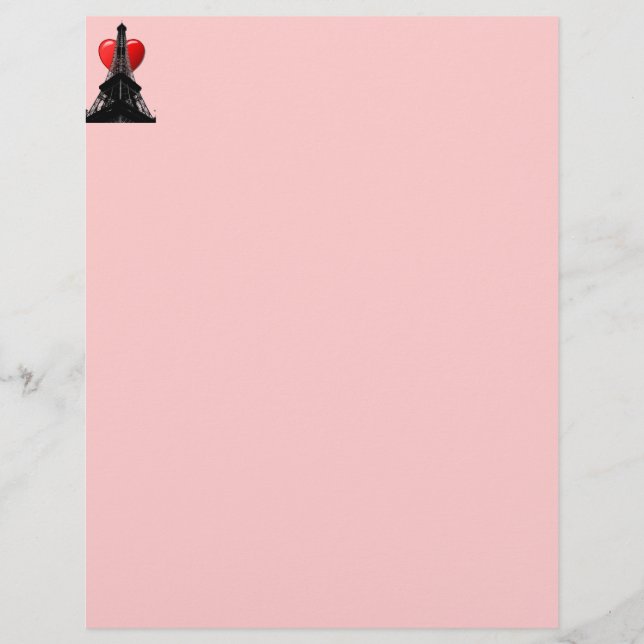 Love Paris Letterhead (Frente)
