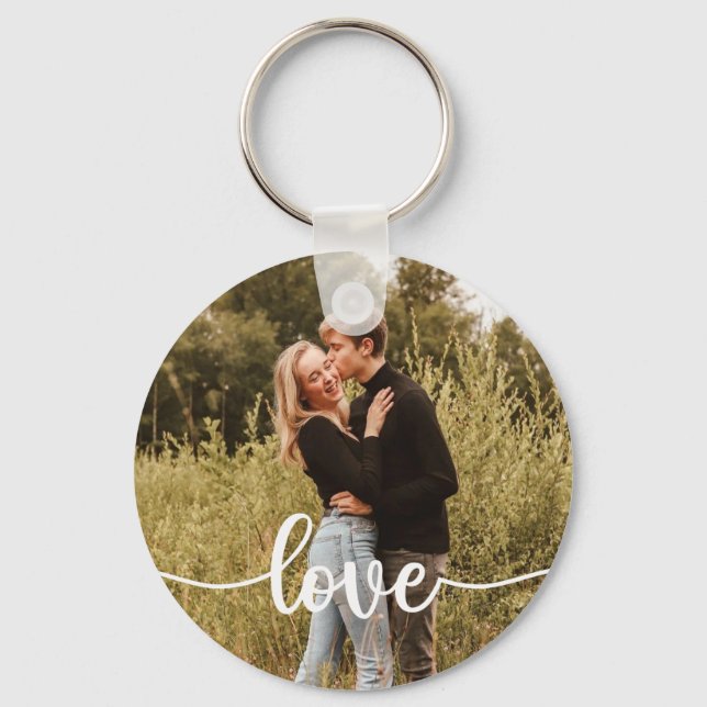 Love Photo Simple Chaveiro (Frente)