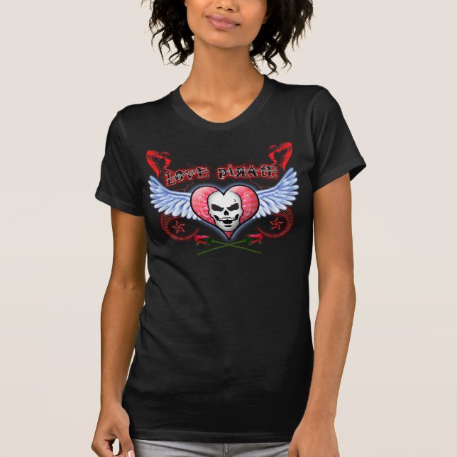 Love Pirate '09 (Damies) T-Shirt (Frente)