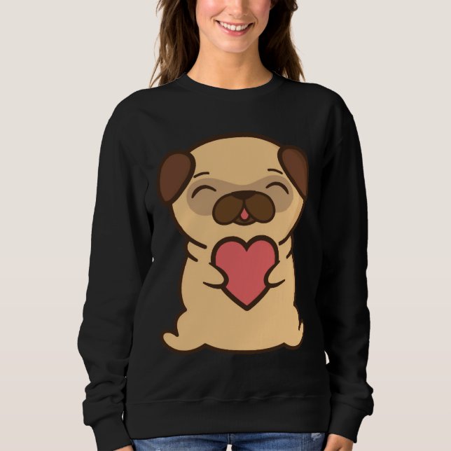 Love Pug Classic T-Shirt 573 (Frente)