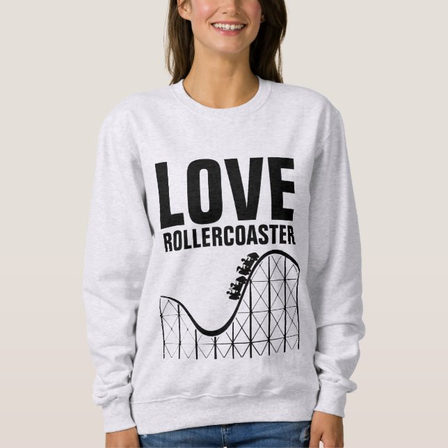 LOVE ROLLERCOASTER Vintage T-shirts (Frente)