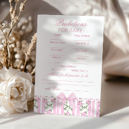 Love Shack Baby Predictions for baby Coquette Bow