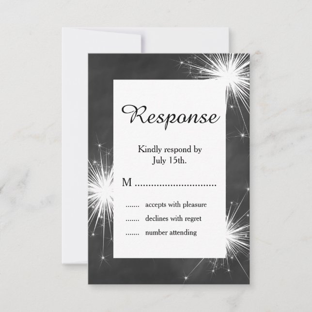 Love Sparkles RSVP (Frente)