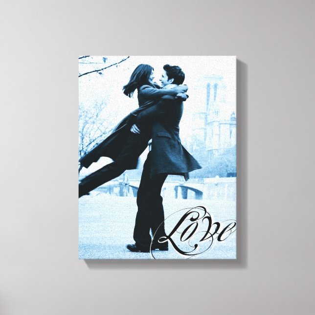 Love Typografia Your Photo Template Canvas (Frente)