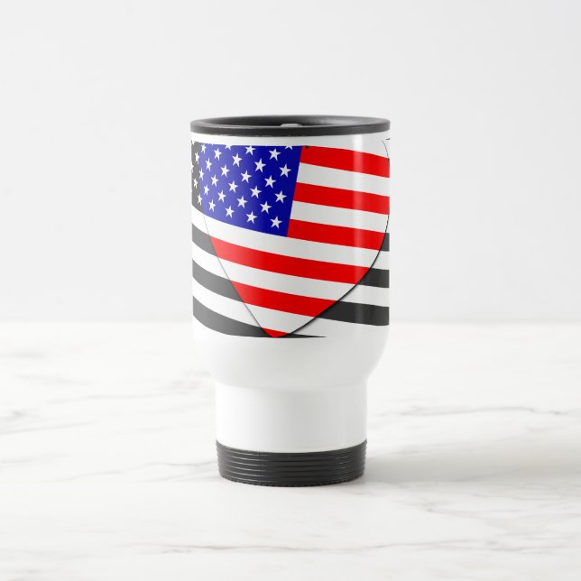 Love United States - Flag Canecas vintage (Centro)