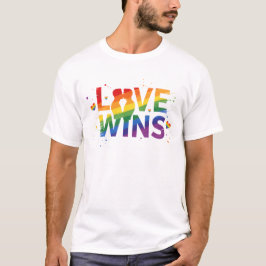 LOVE WINS T-Shirt | Gay Pride for Men | LGBTQ