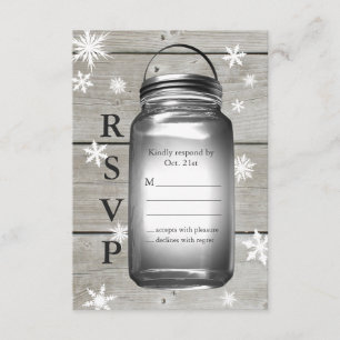 Love Winter Barn Wedds RSVP