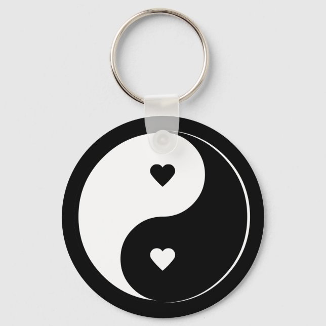 Love Yin Yang chaveiro (Frente)