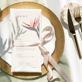 Lovebird no Paradise Flat Menu