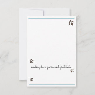 lovecats hotsprings Cartões de agradecimentos