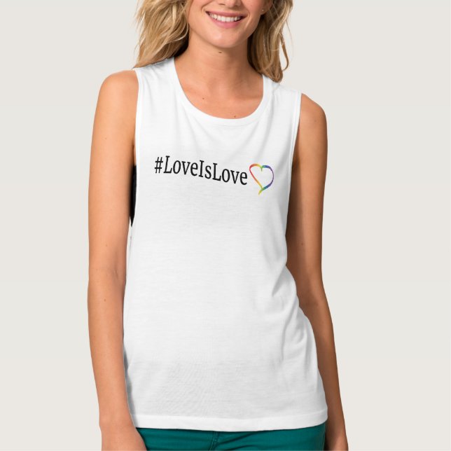 LoveIsLove Muscle Tank Top (Frente)
