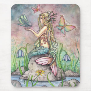 Lovely Mermaid Mousepad de Molly Harrison
