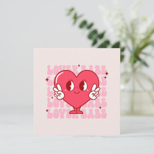 Lover Babe   Coração e Texto de Repetição de Sorri