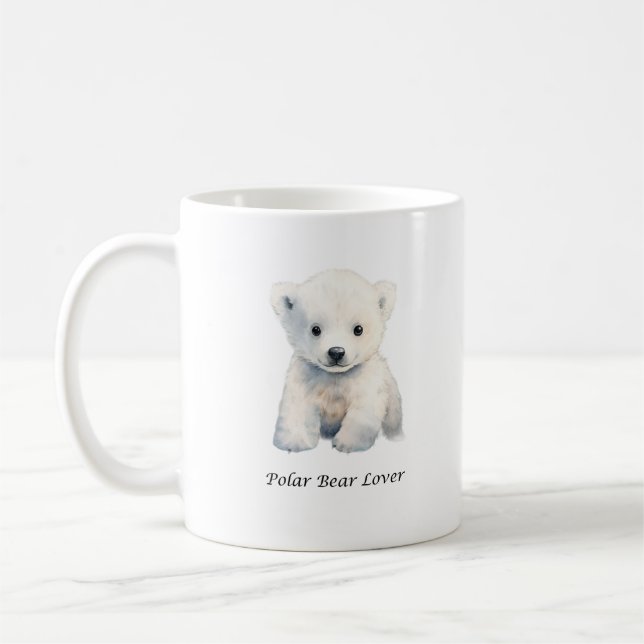 Lover De Urso Polar - Caneca Polar Cuja Ursa É Cur (Esquerda)