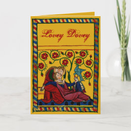 Lovey Dovey - Cartão de Feriado Personalizável